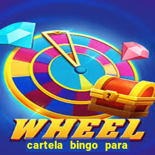 cartela bingo para cha de cozinha imprimir gratis